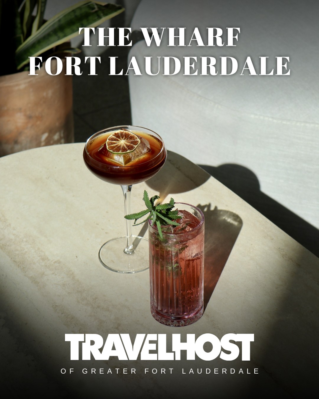 TravelHost feature post: The Wharf Fort Lauderdale, cocktails